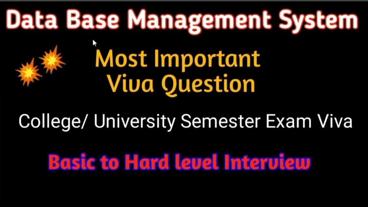Database Question asked in MCSL-209 Practical (Viva)
