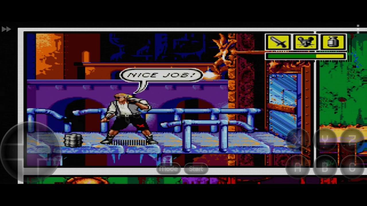 Comix Zone ,Самая Лучшая Игра на SEGA #игра #графика #андроид #asus #бой #ретро #девяностые #like