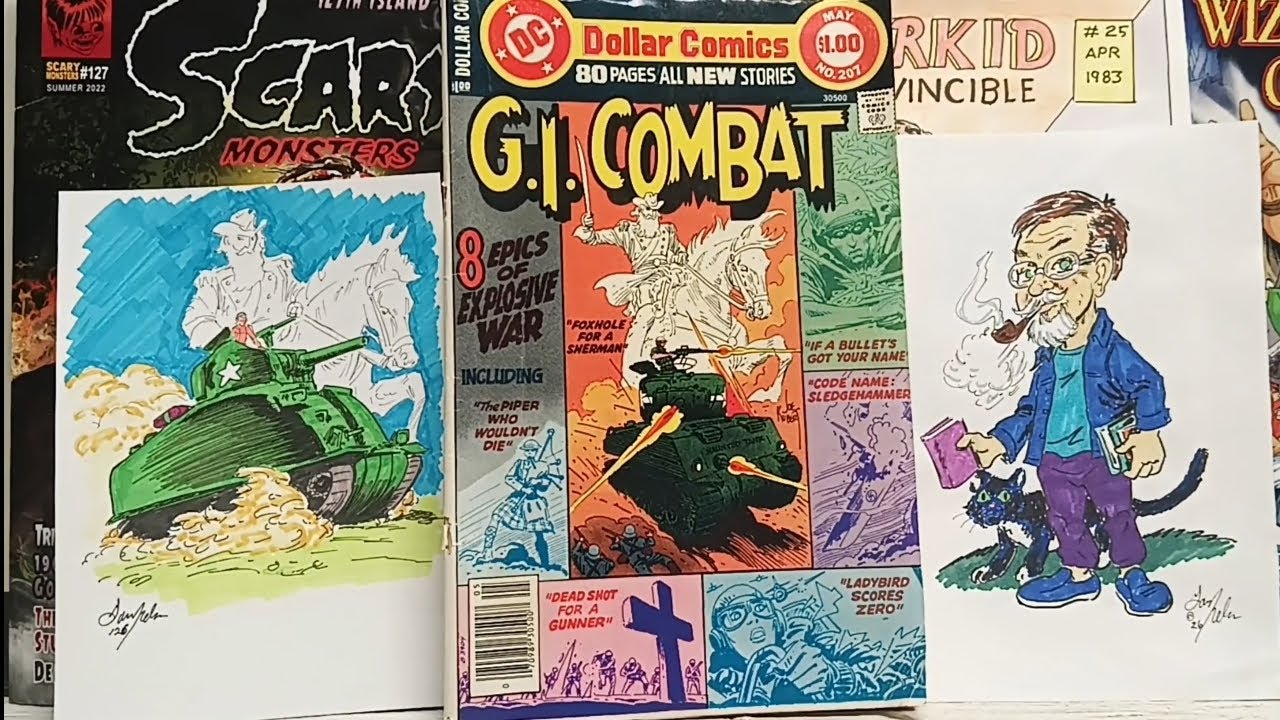 Эпизод 2052, G.I. Combat № 207, 1978 год, с участием &laquo;Призрачного танка&raquo;! Рбт. Канигер, Сэм Гланс...