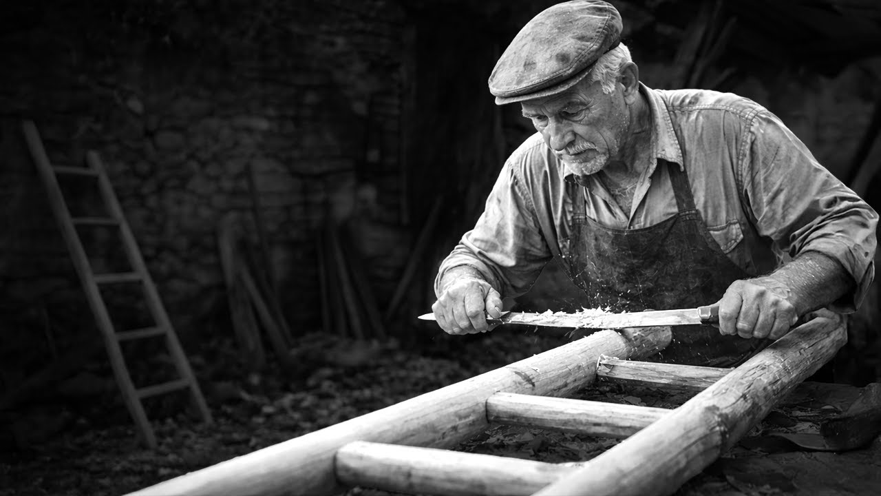 This Traditional Ladder Making Method Still Works