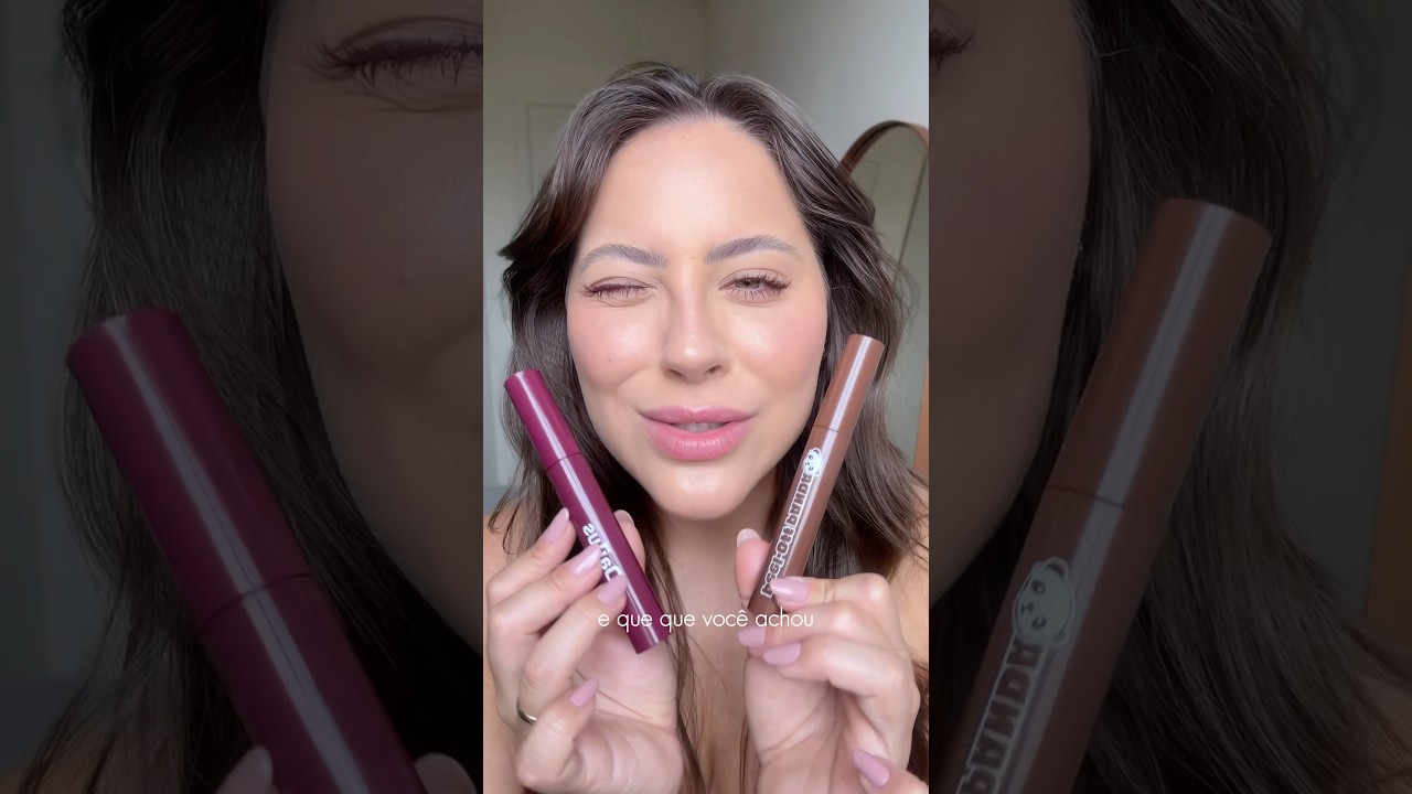 M&aacute;scara de c&iacute;lios marrom e marsala da Dailus ✨#dailus #mascaradecilios #makeup #maquiagem #review