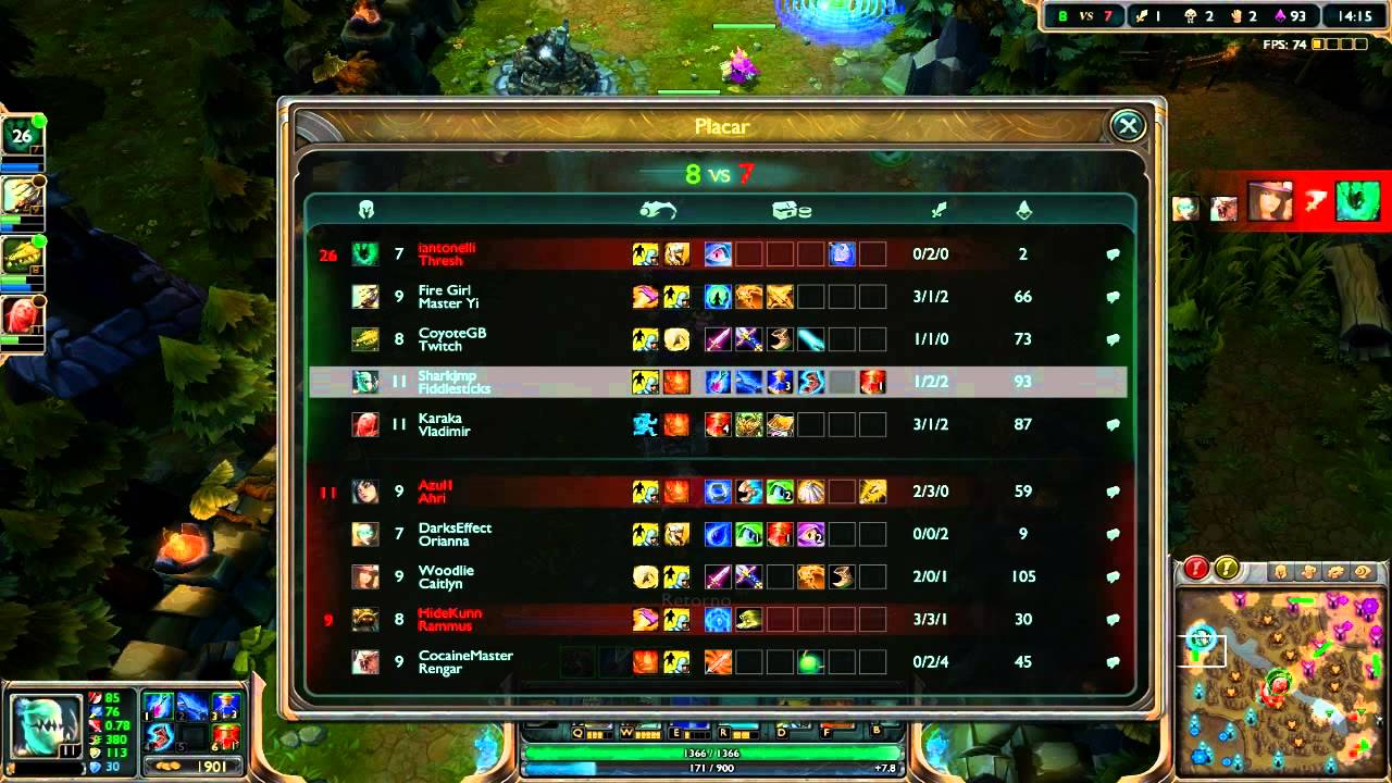 90 - LoL - Fiddlesticks SOLO TOP!