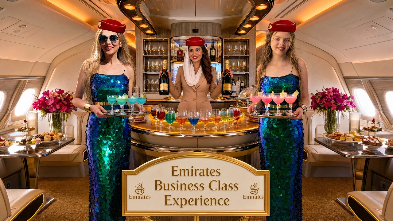 Emirates Business Class Experience: Sydney to Dubai | Chauffeur, DXB, Hotel & Burj Khalifa