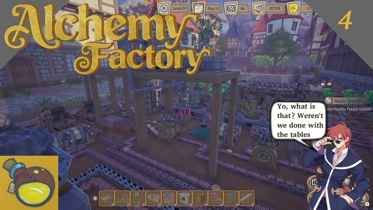 Researching my way to Vitality potions | Alchemy Factory | part 4