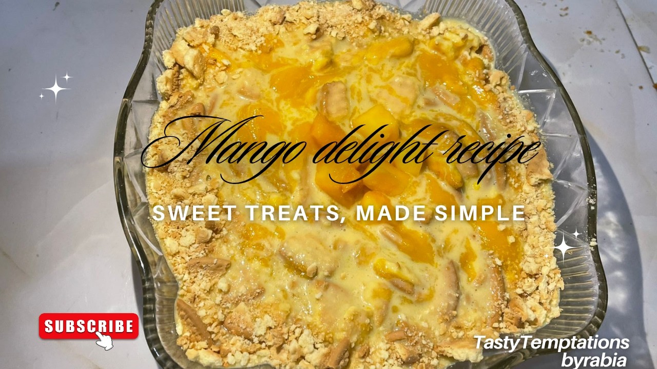 Mango delight recipe |Creamy Mango Dessert Recipe |10 minute recipe |TastyTemptations byrabia