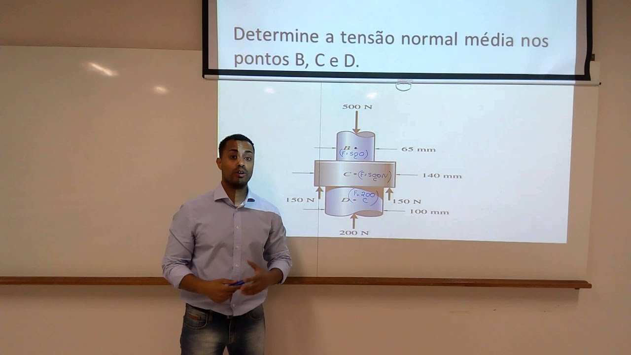 Tens&atilde;o normal m&eacute;dia (1&ordm; exerc&iacute;cio)