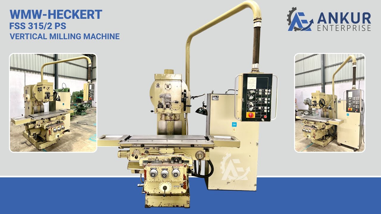 Vertical Milling Machine - WMW-Heckert (Germany) FSS 315/2 PS