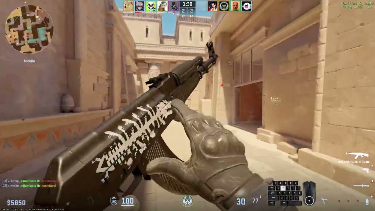 LOBBY MIDNIGHT CS2 WITH  PRO PLAYER !!!