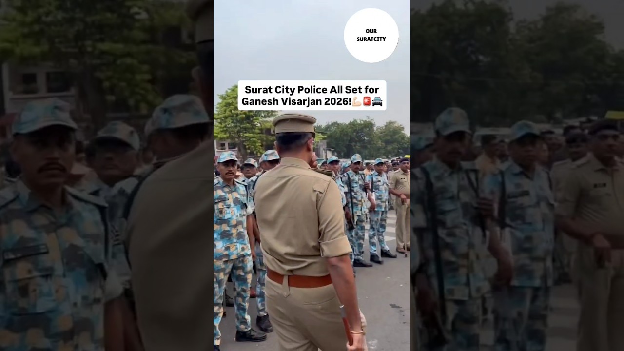 Surat Police Ready For Ganehs Visarjan 2026 #surat #police #news #ganeshvisarjan