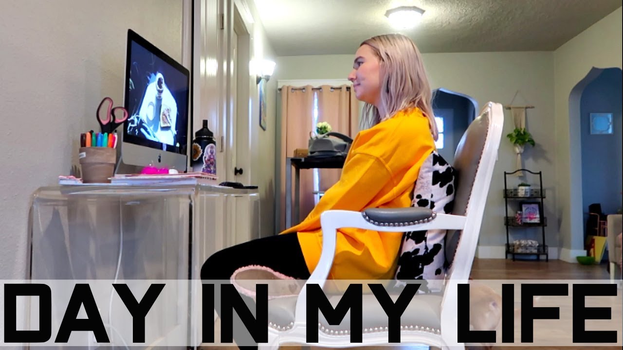 DAY IN THE LIFE | working from home, coffee shop & concert!