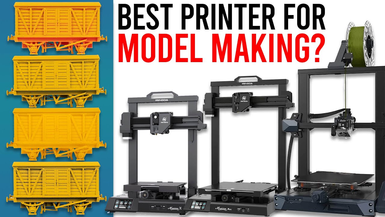 Какой 3D-принтер лучше всего подходит для моделей поездов? | С участием Creality Ender 3 S1 Pro