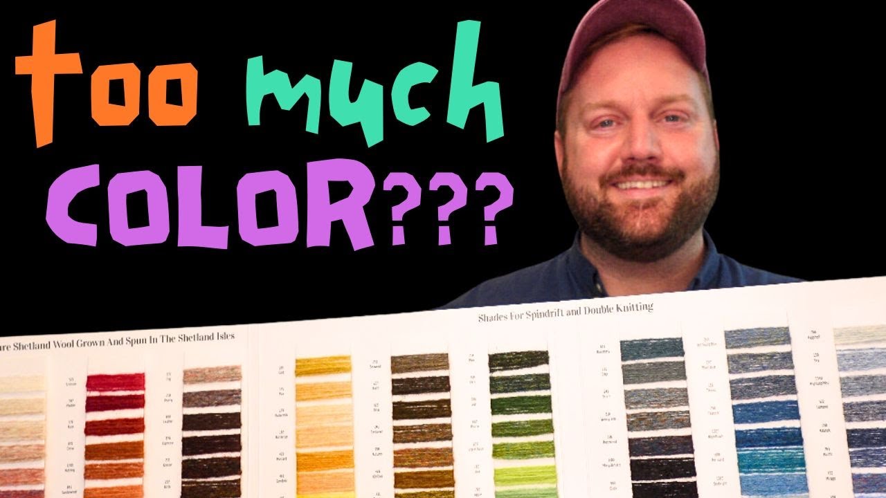 Let's talk COLOR 🎨 Fair Isle part 2 🏴󠁧󠁢󠁳󠁣󠁴󠁿 how much is too much? 🤯 I'm overwhelmed!