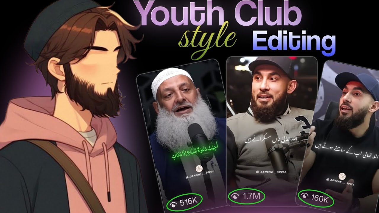 Youth club style Editing in Alight Motion | Muslim video editing| Make your islamic content go viral