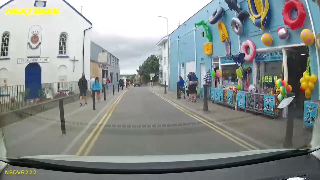 Dash Cam Footage of Tenby, South West Wales