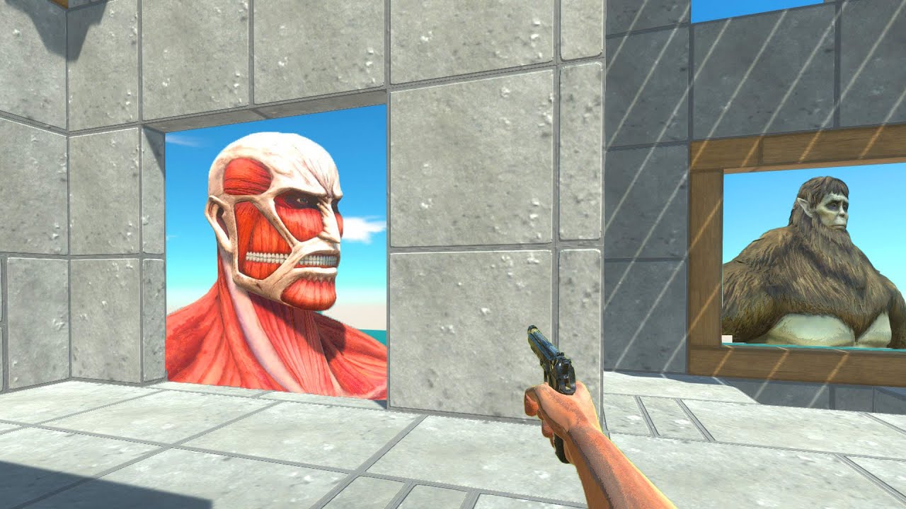 Colossal Titans Attack My House - 7 Days Survival