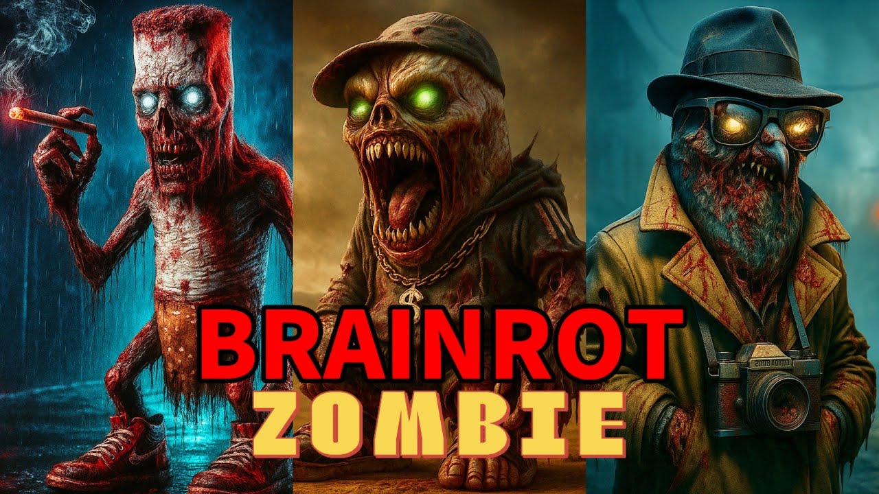 ZOMBIE BRAINROT THEME SONG - Lagu Anomali Seram #horror #brainrot