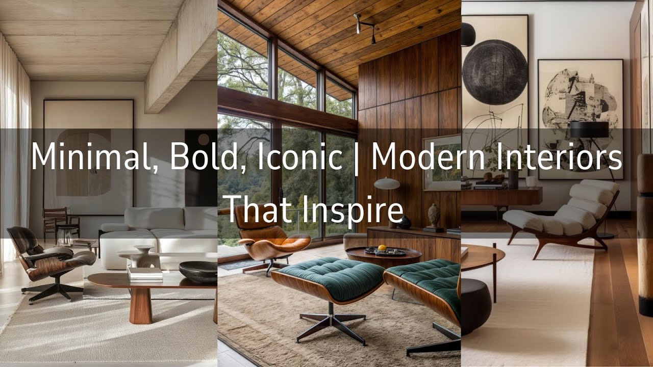 Minimal, Bold, Iconic Modern Interiors That Inspire