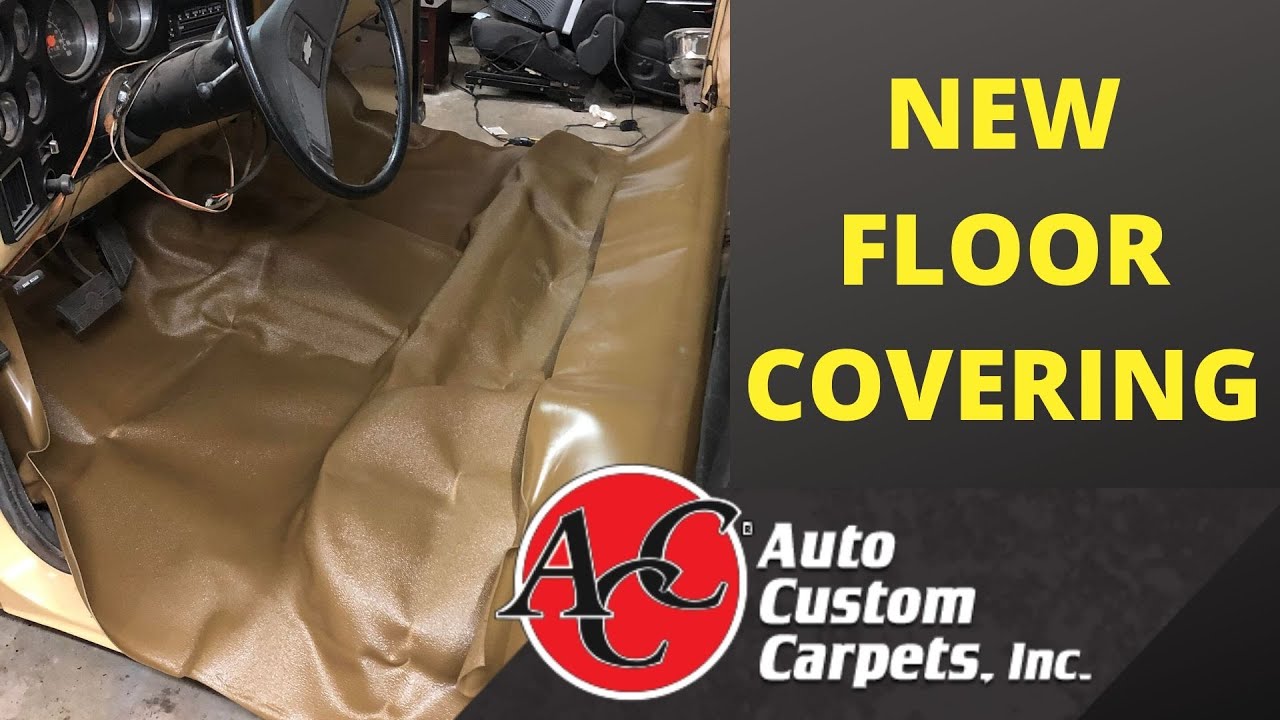 PART 1  How to Install a Molded Industrial Polyvinyl MIP Floor Mat In a 1977 Chevy C10