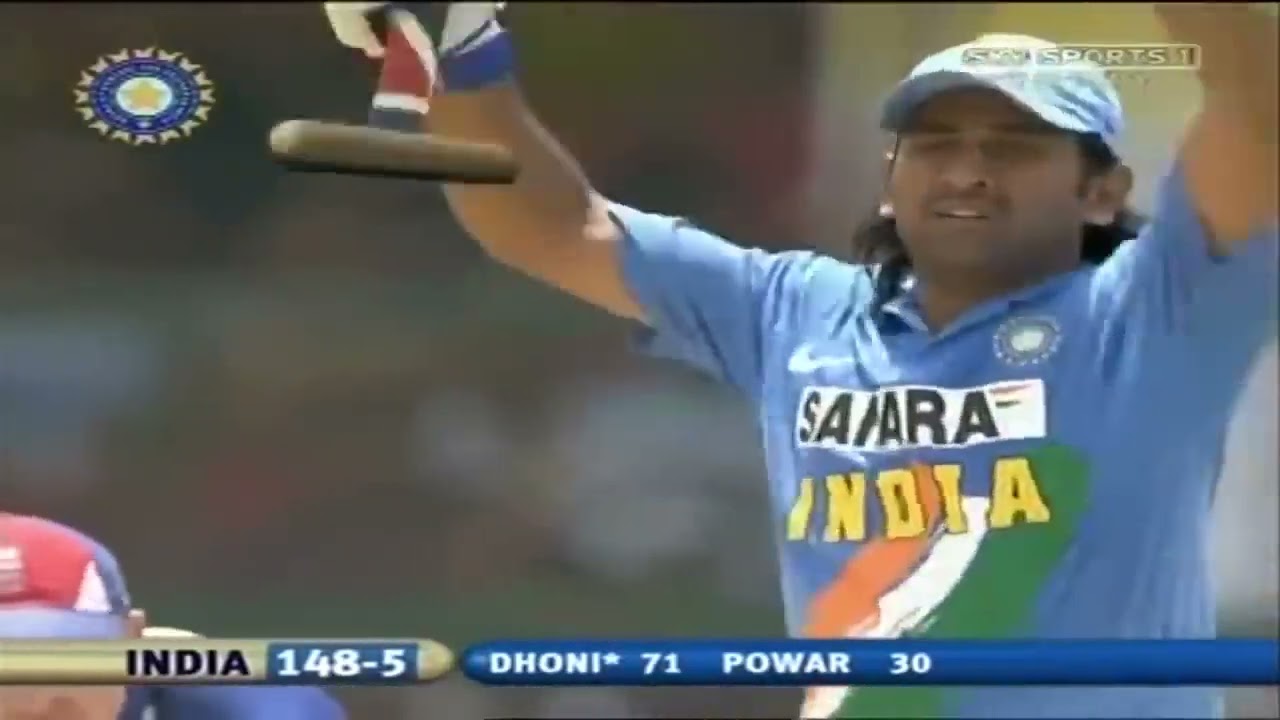 MS Dhoni as an Opener 96 off 106 vs England | IND vs ENG | 2006, 6th ODI Jamshedpur