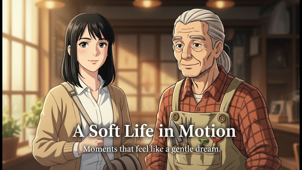 A Soft Life in Motion | Aesthetic Ghibli-Inspired Story