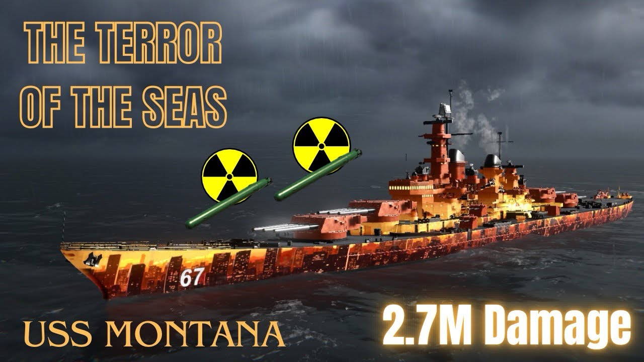 USS Montana - The terror of the seas🔥- Modern Warships