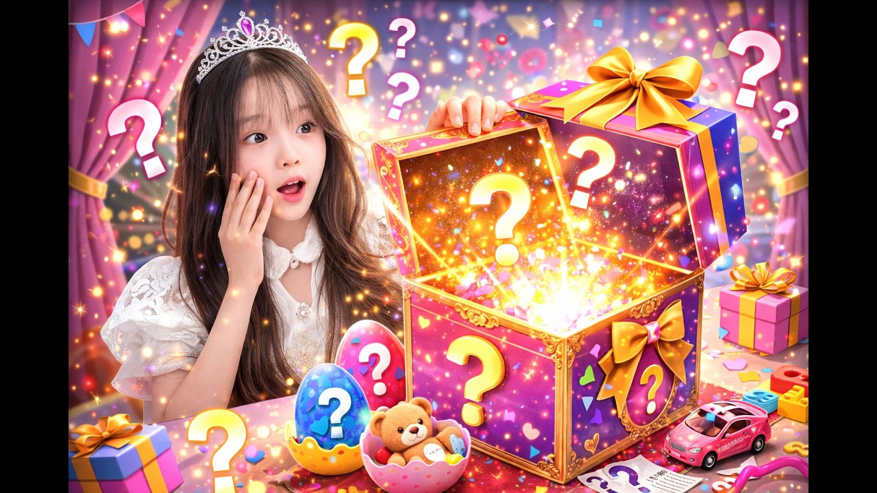 Công chúa Mở hộp đồ chơi bí ẩn – Không biết bên trong có gì #côngchúa mởhộpđồchơi