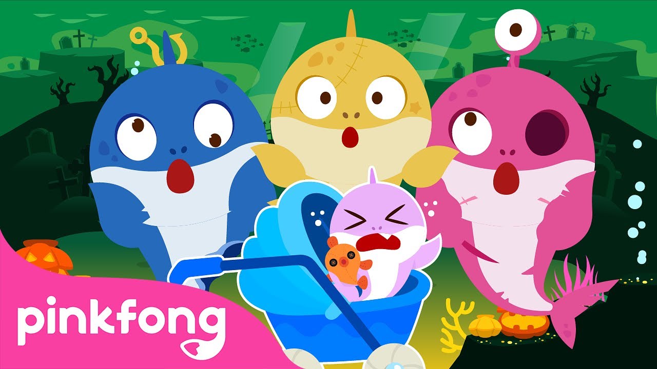 [Mới] 🎃 Ú òa! Trông nom Cá Mập Con vào Halloween | Cá Mập Con Baby Shark Pinkfong - Nhạc thiếu nhi