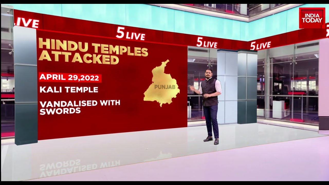 Watch The Sequence Of Hindu Temples Getting Attacked By  Khalistani In Canada And The World