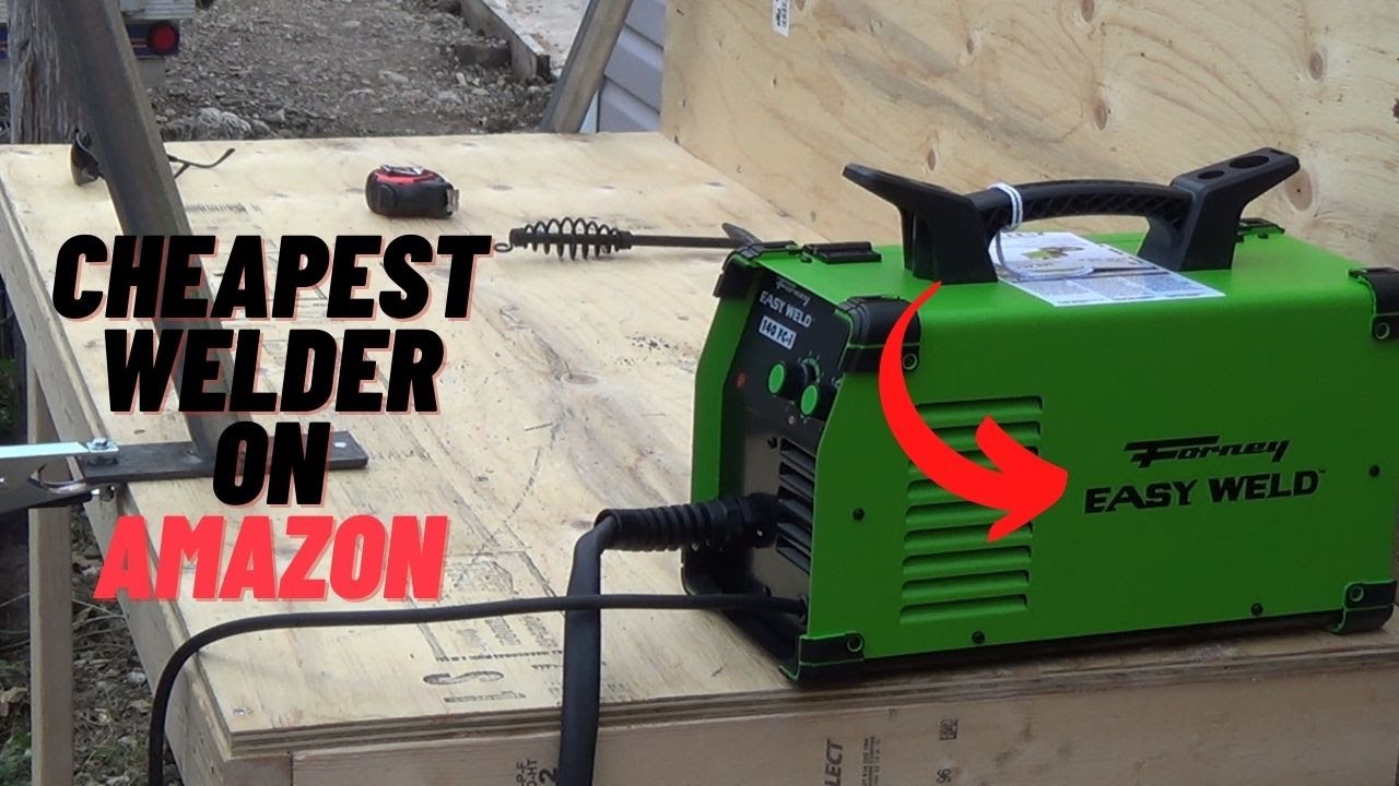 We ordered the cheapest Mig welder on Amazon...Let's try it out...Welding project!!!!