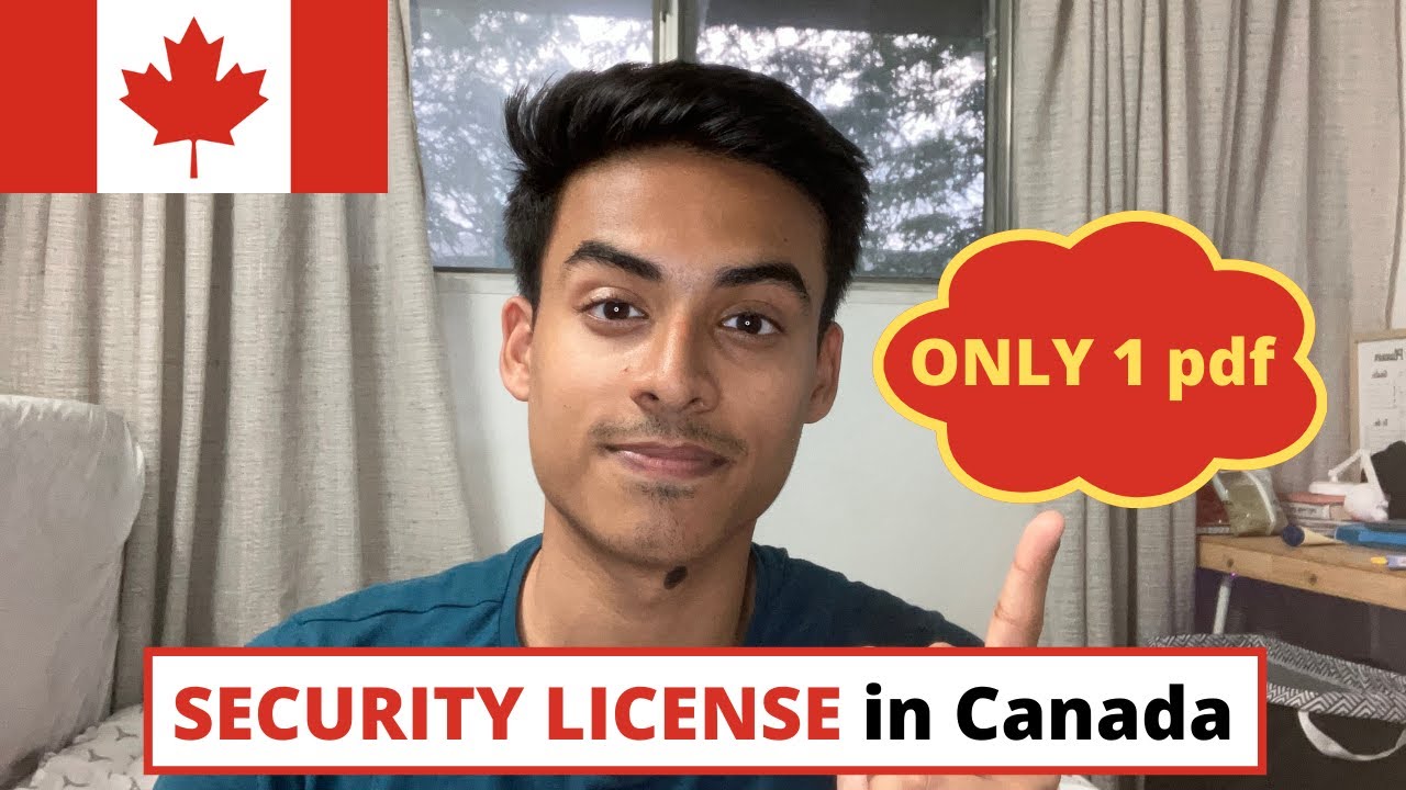 How To Get SECURITY LICENSE in Canada? (MUST For Students)
