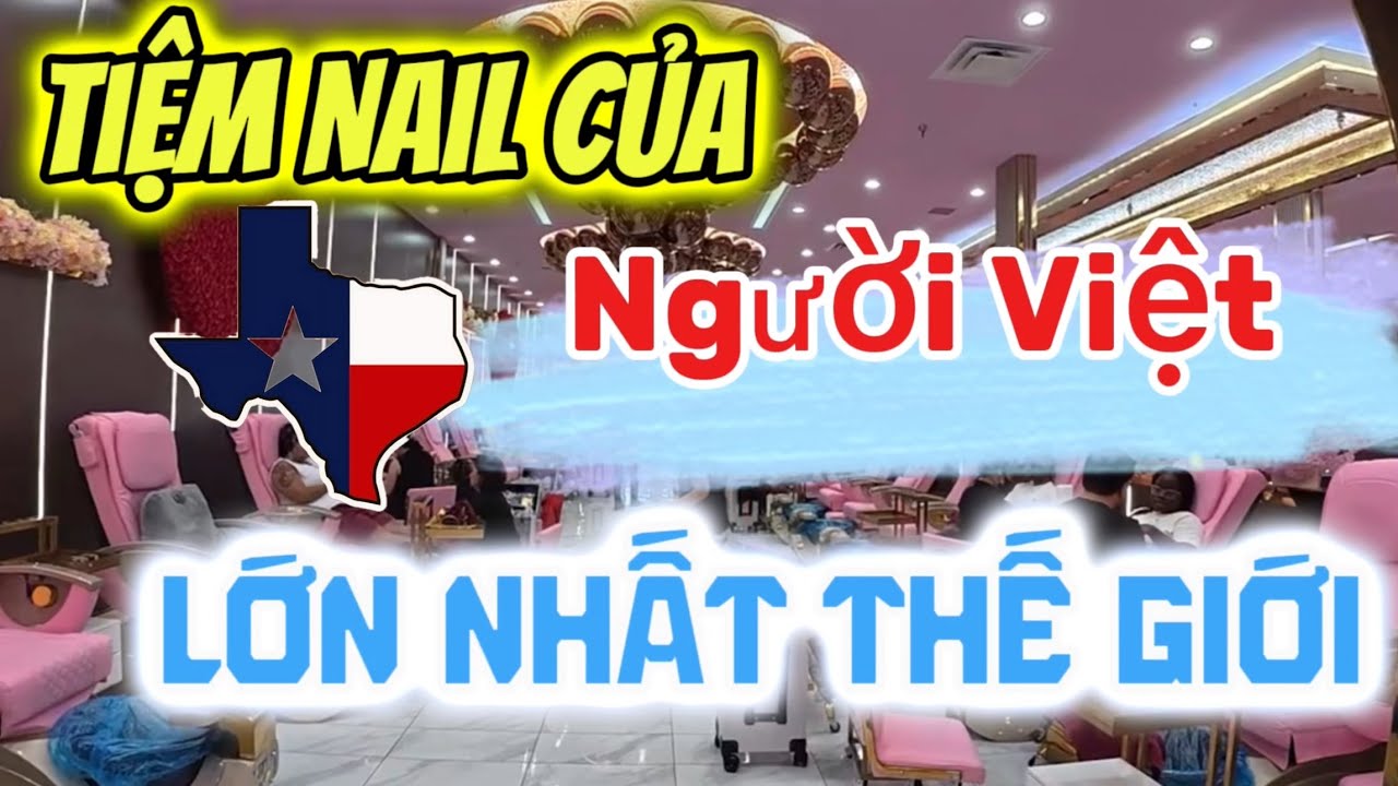 Tiệm Nail lớn nhất thế giới có gì khác - WOW experience at the world biggest nail salon