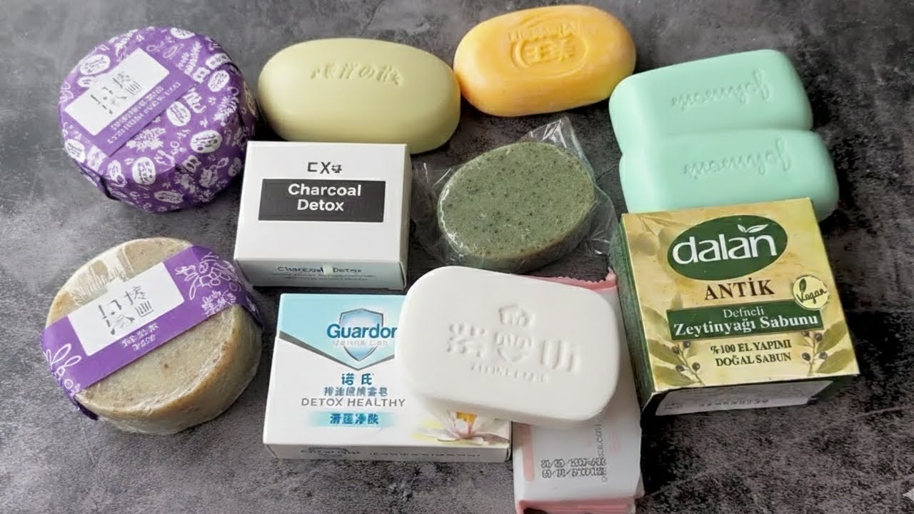 🤩Relaxing ASMR SOAP•Cutting Dry Soap•Bundle of mix colourful ✨ soap & cutting asmr