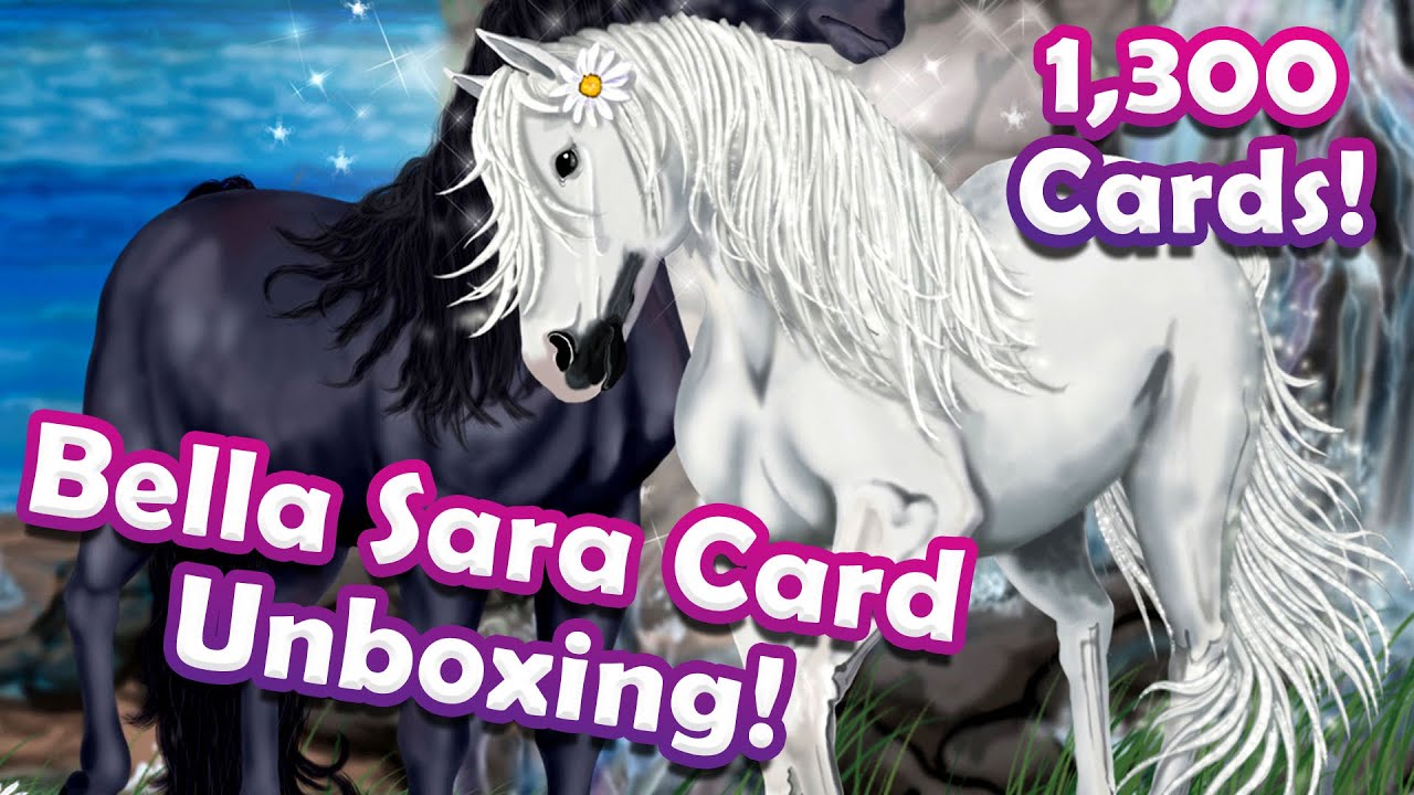 Unboxing a lot of 1,300+ Bella Sara Trading Cards!