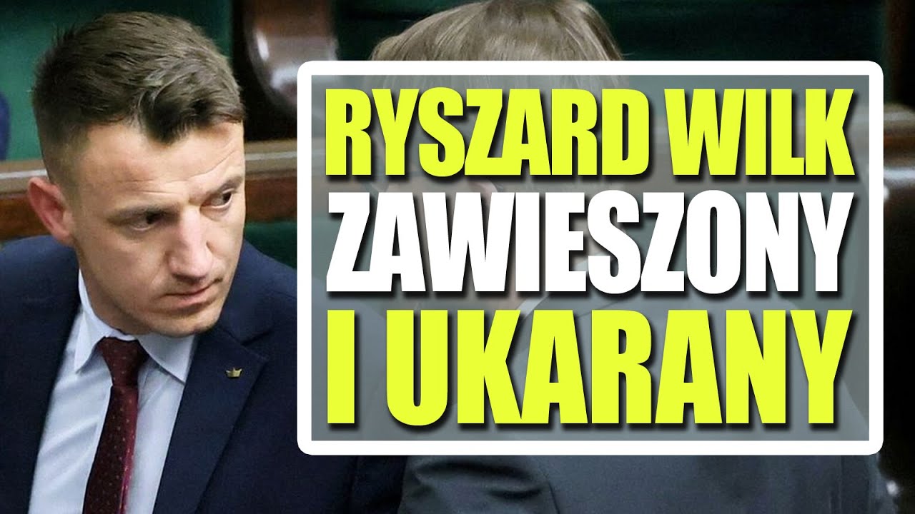 Ryszard Wilk ukarany i zawieszony.