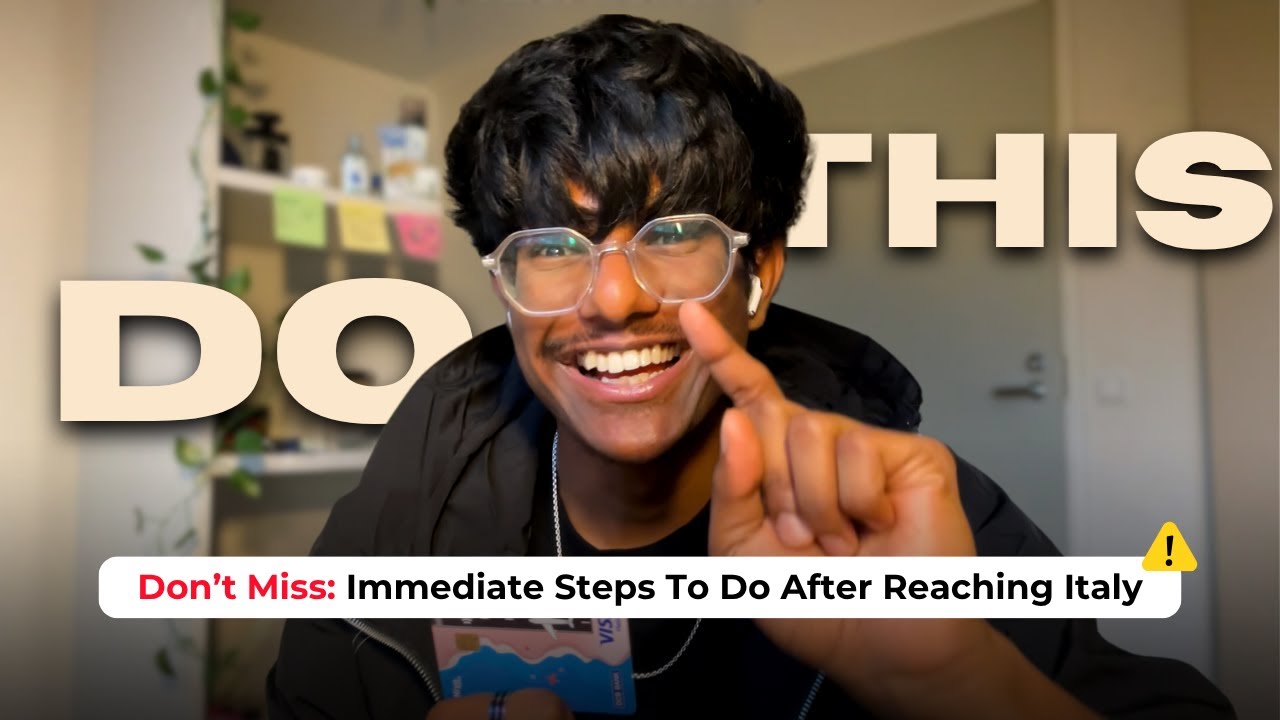 What to Do After Reaching Italy 🇮🇹 | Complete Guide for International Students 2025