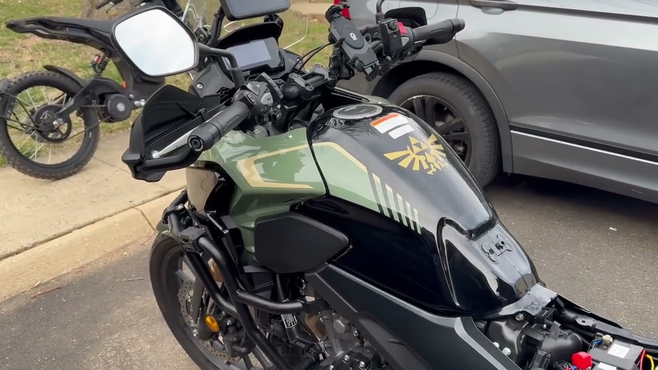 Kewig LED lights on 2022 Honda CB500X
