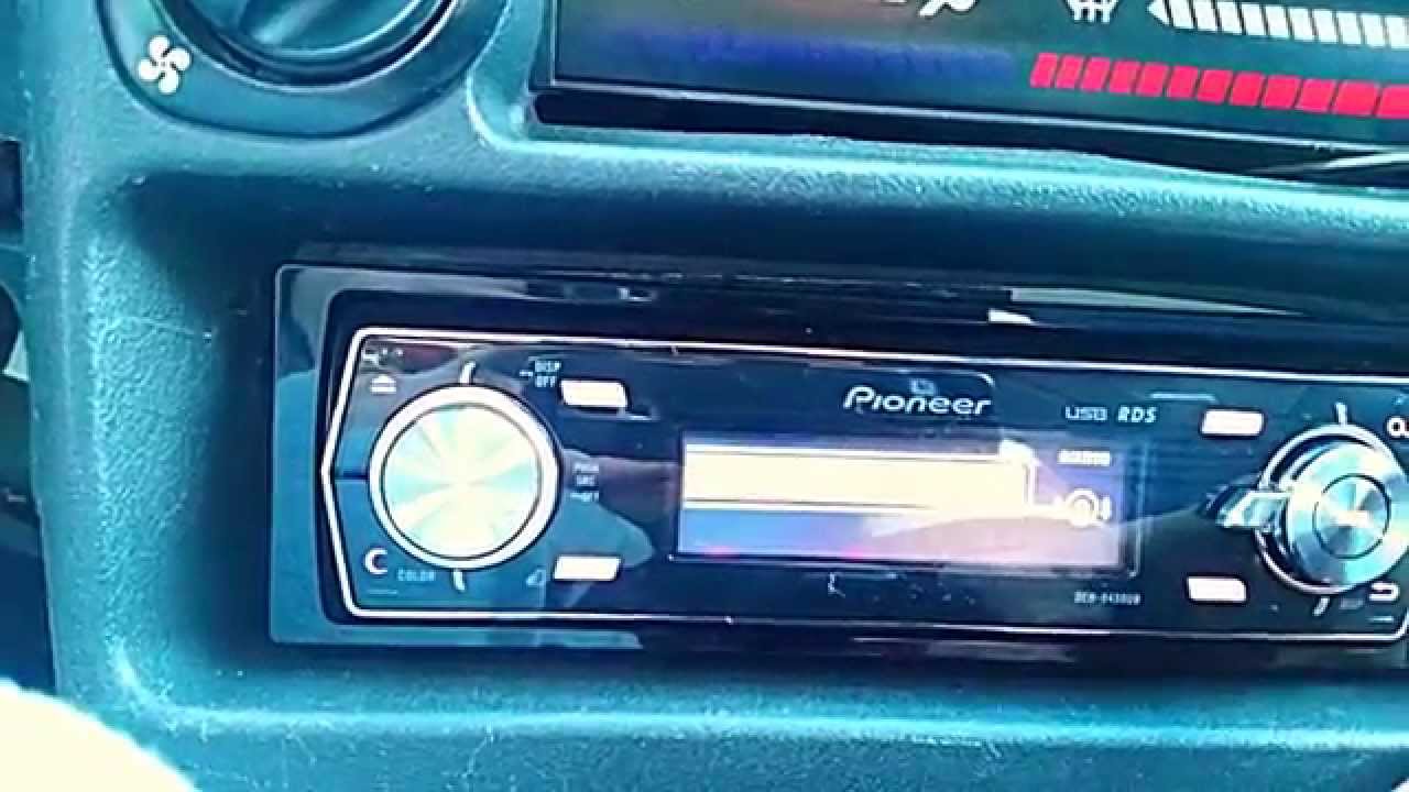 Мини обзор Pioneer DEH-9450UB и моей скромной системы.