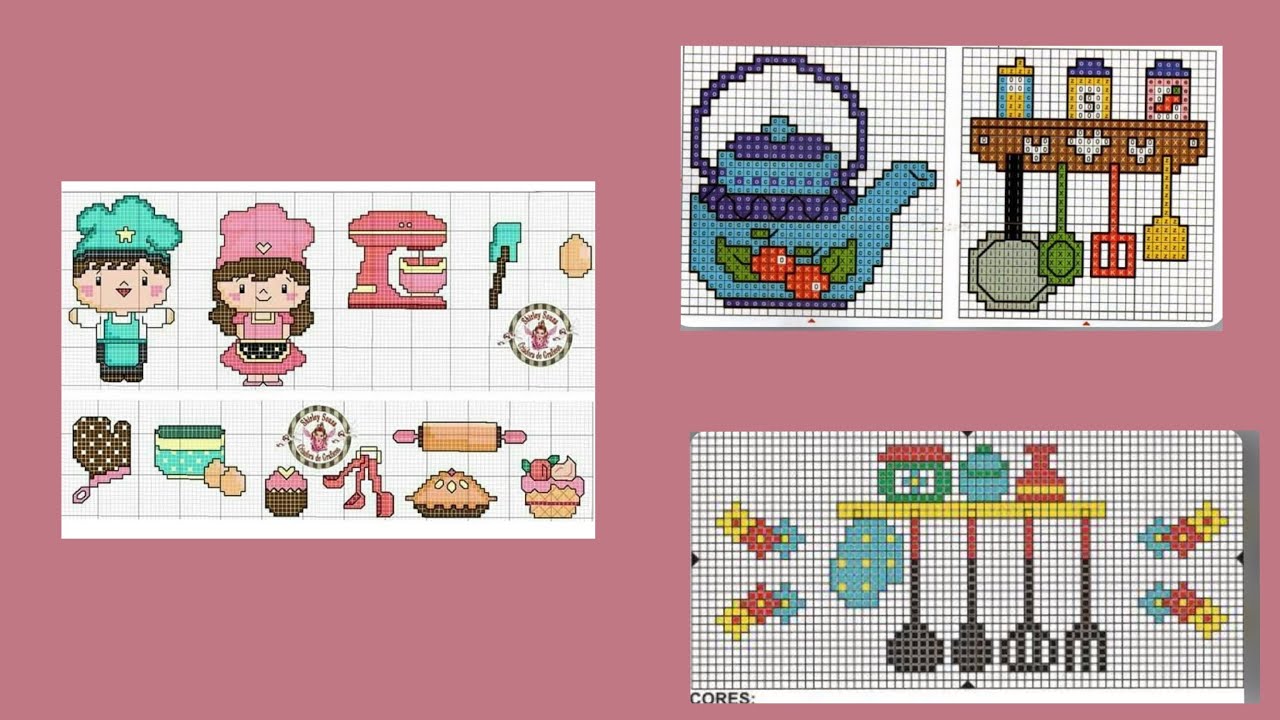 Etamin Mutfak Havlusu Şablonları