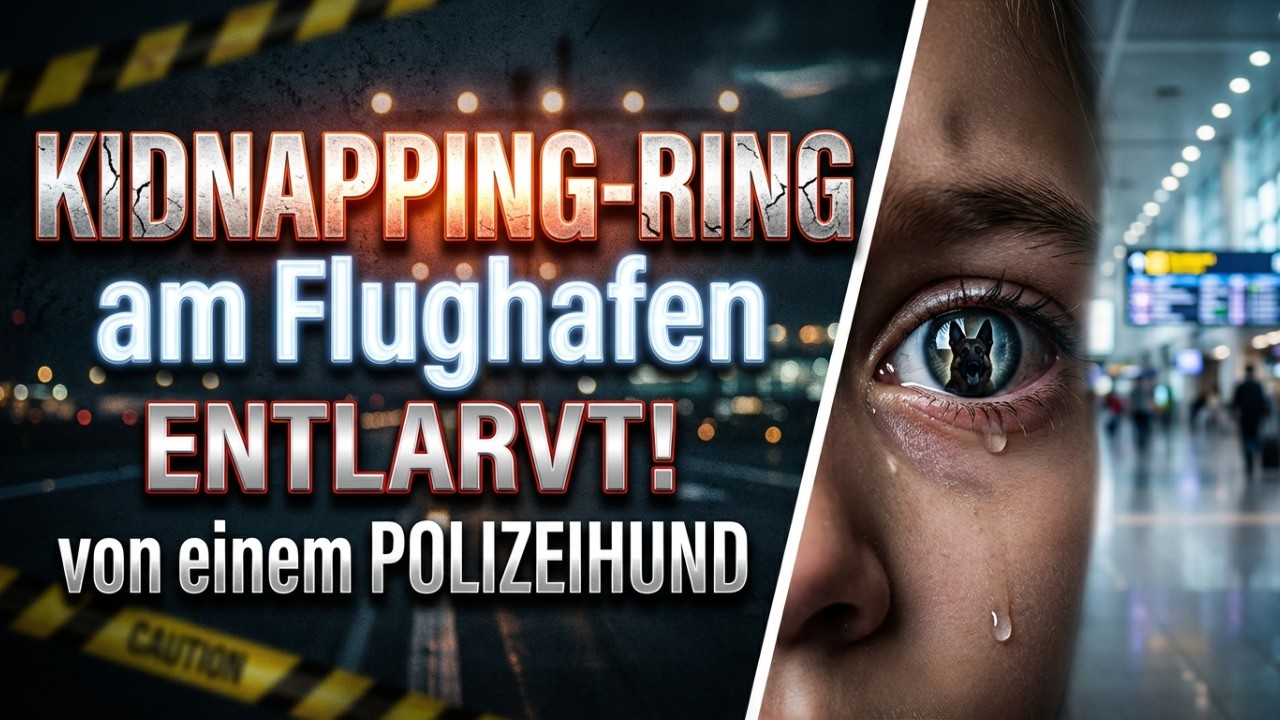 Polizeihund bemerkt stummen Hilferuf – Deckt Kidnapping-Ring am Flughafen auf!