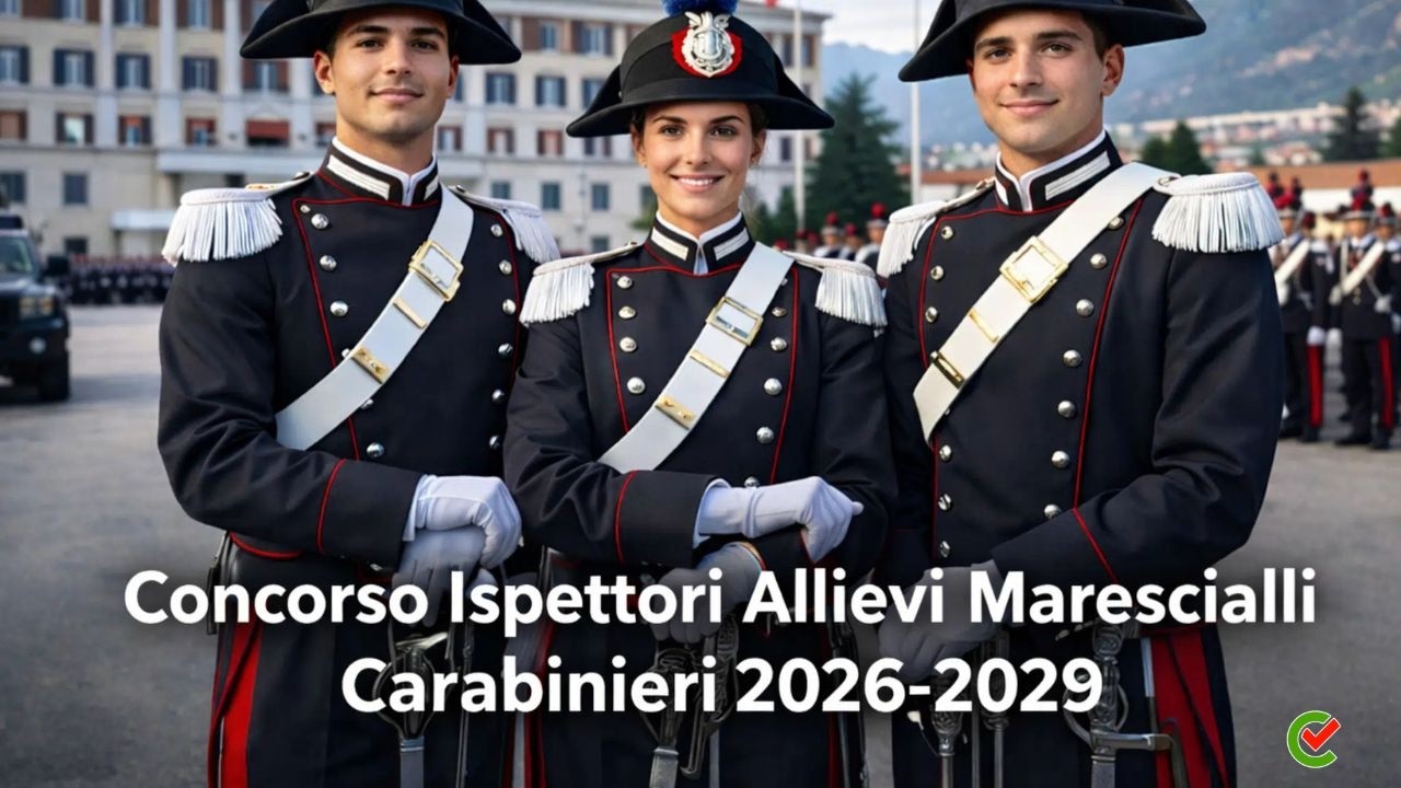 Concorso Allievi Marescialli Carabinieri 2026: 898 posti | Requisiti, prove e come studiare
