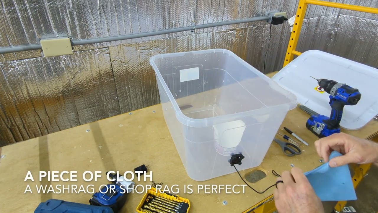 Make an inexpensive but highly effective mushroom fruiting chamber for under $20. You can do this!