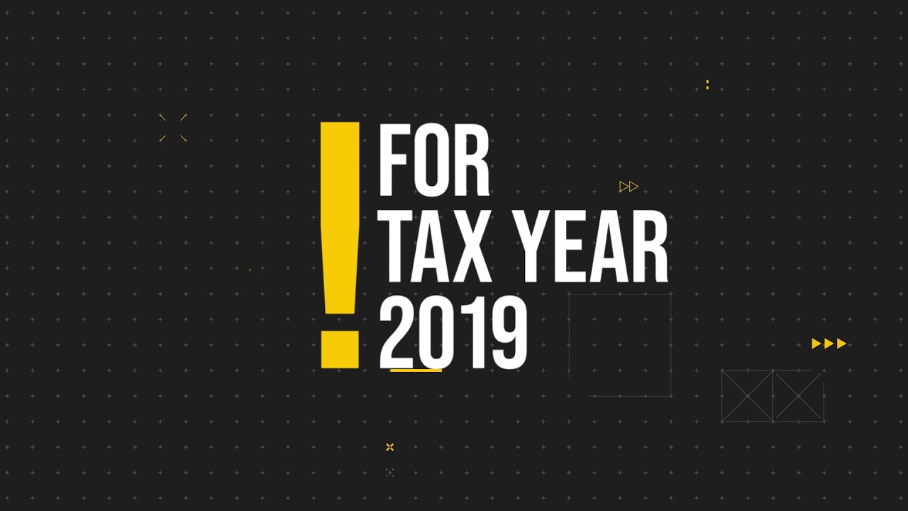 Income Tax Return for Tax Year 2019 NOW OPEN!