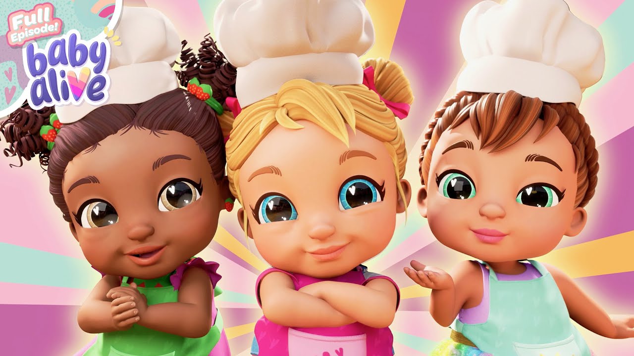 The Babies Team Up To Make A Cake 🎂 Baby Alive Official 4K 🩷 Family Kids Cartoons