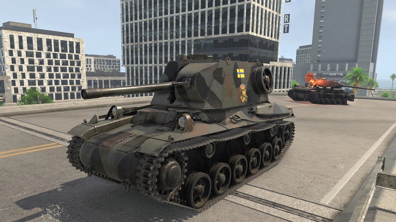 War Thunder: Sweden - Strv m/42 DT Gameplay [1440p 60FPS]