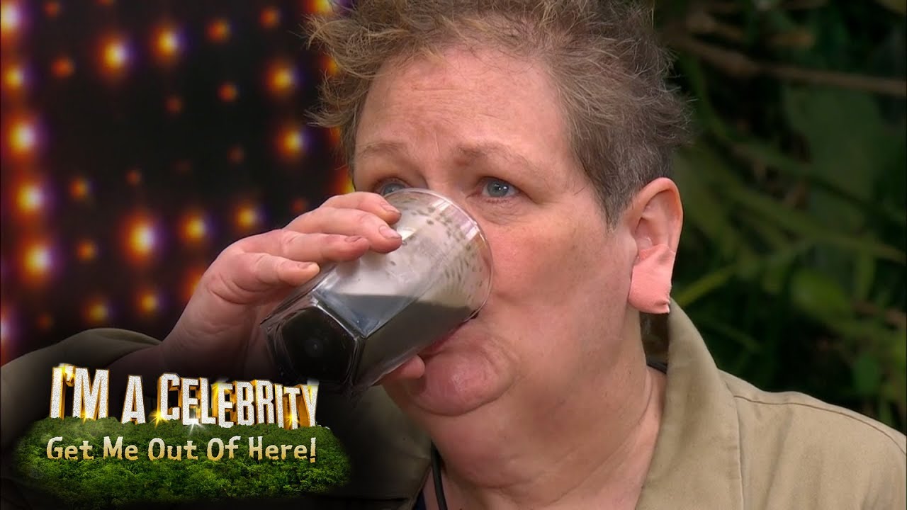 Live Trial: Anne Downs Her Dreaded Drink in Record Time | I'm a Celebrity... Get Me Out of Here!