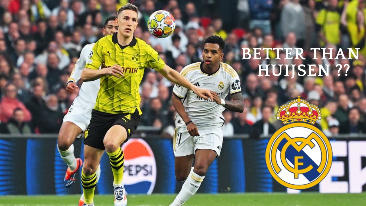 Nico Schlotterbeck VS Real Madrid At UCL Final - Welcome To Real Madrid ??
