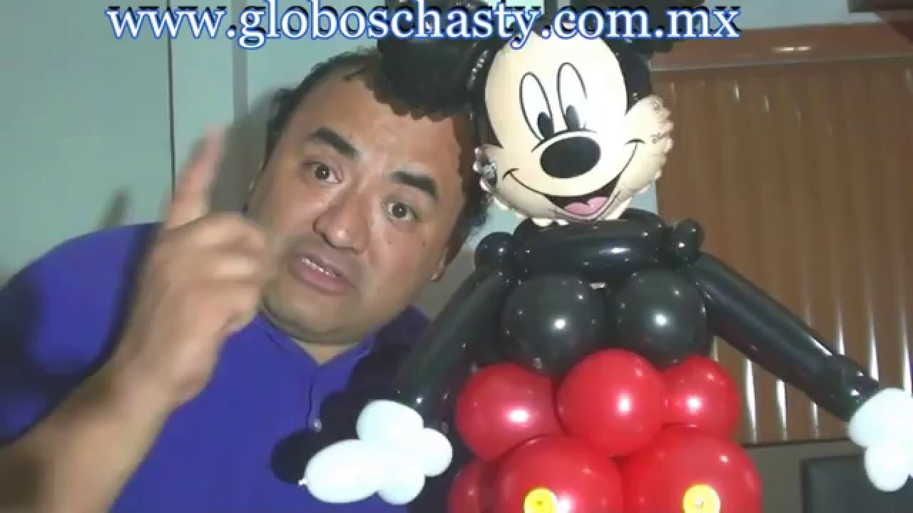 mickey mouse con globos pequeño CHASTY