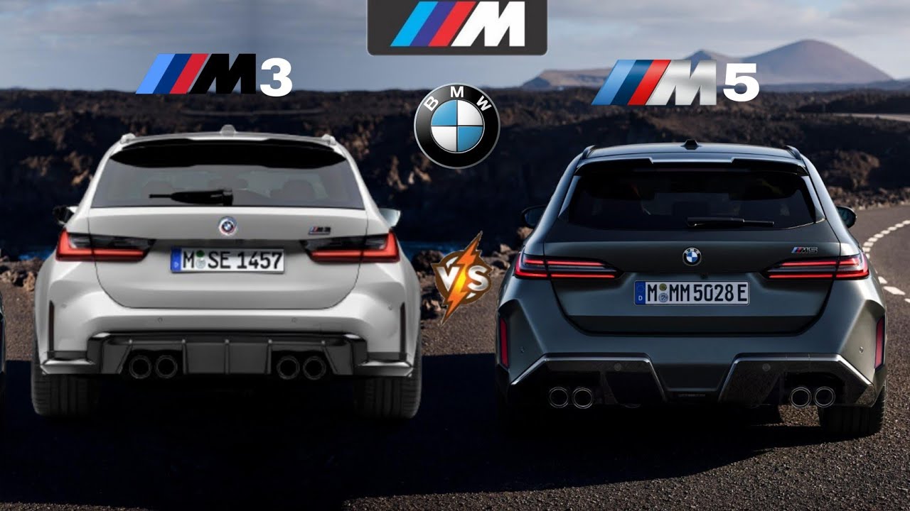 2025 BMW M5 Touring Competition vs 2025 BMW M3 Touring Competition, M5 vs M3 - Design & Performance