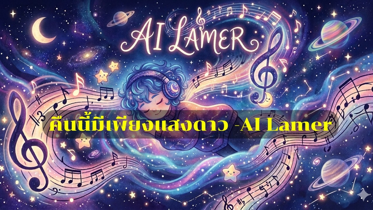 คืนนี้มีเพียงแสงดาว - AI Lamer | เพลงรัก City Pop (Official AI Music)