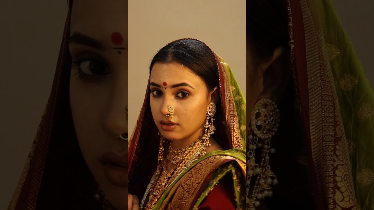 Yesubai Bhonsale inspired makeup look from #chhaava #trending #love #makeup